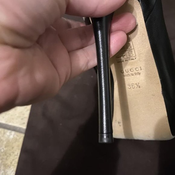 Gucci Black Open Toe Boots/Booties - Picture 2 of 12